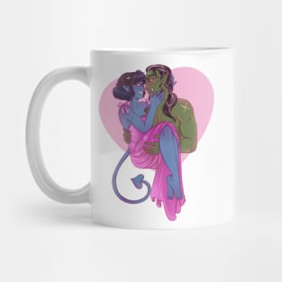 Tusk love Valentine’s Day on white Mug